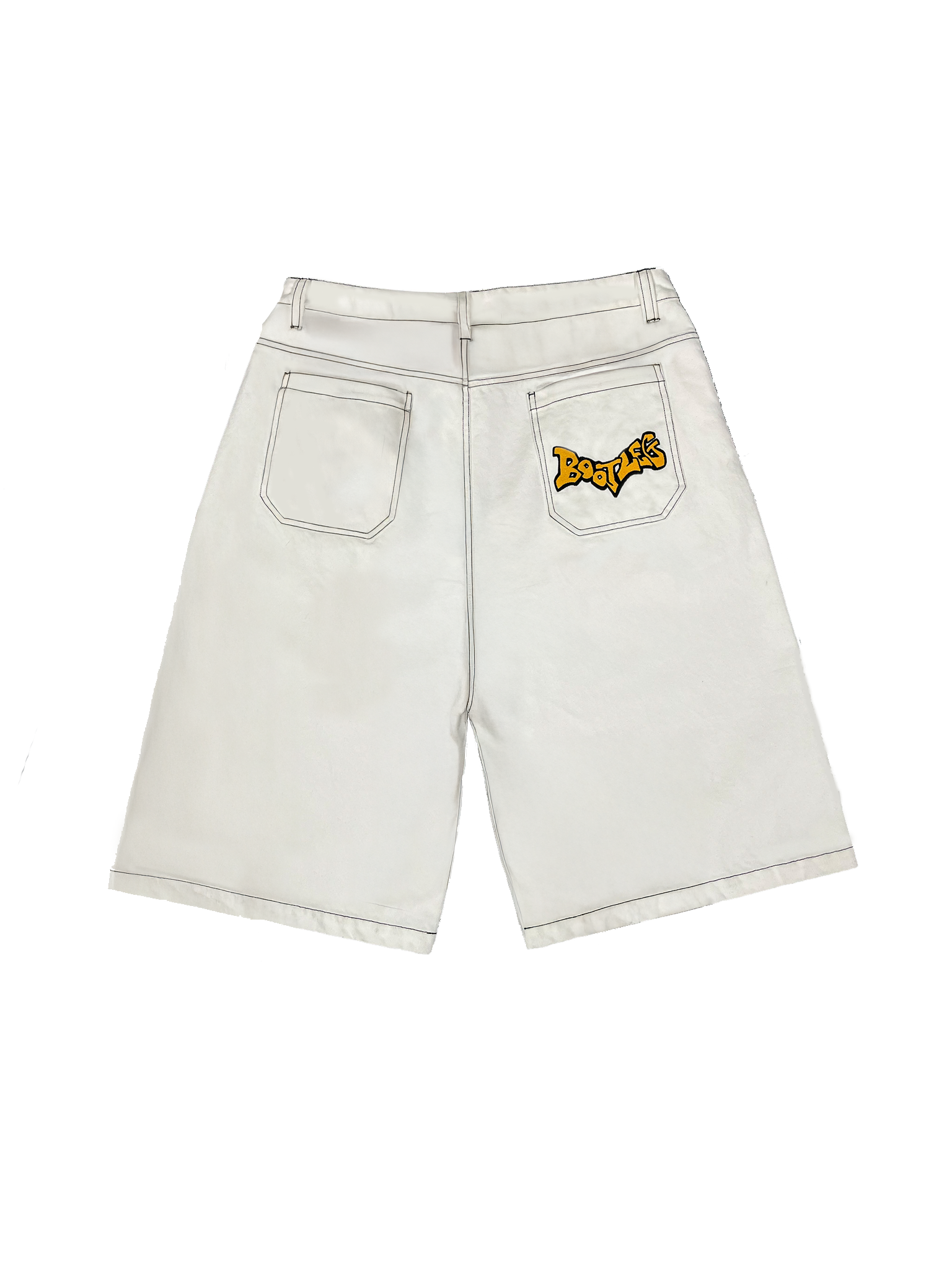 Chalks Baggy Denim Shorts