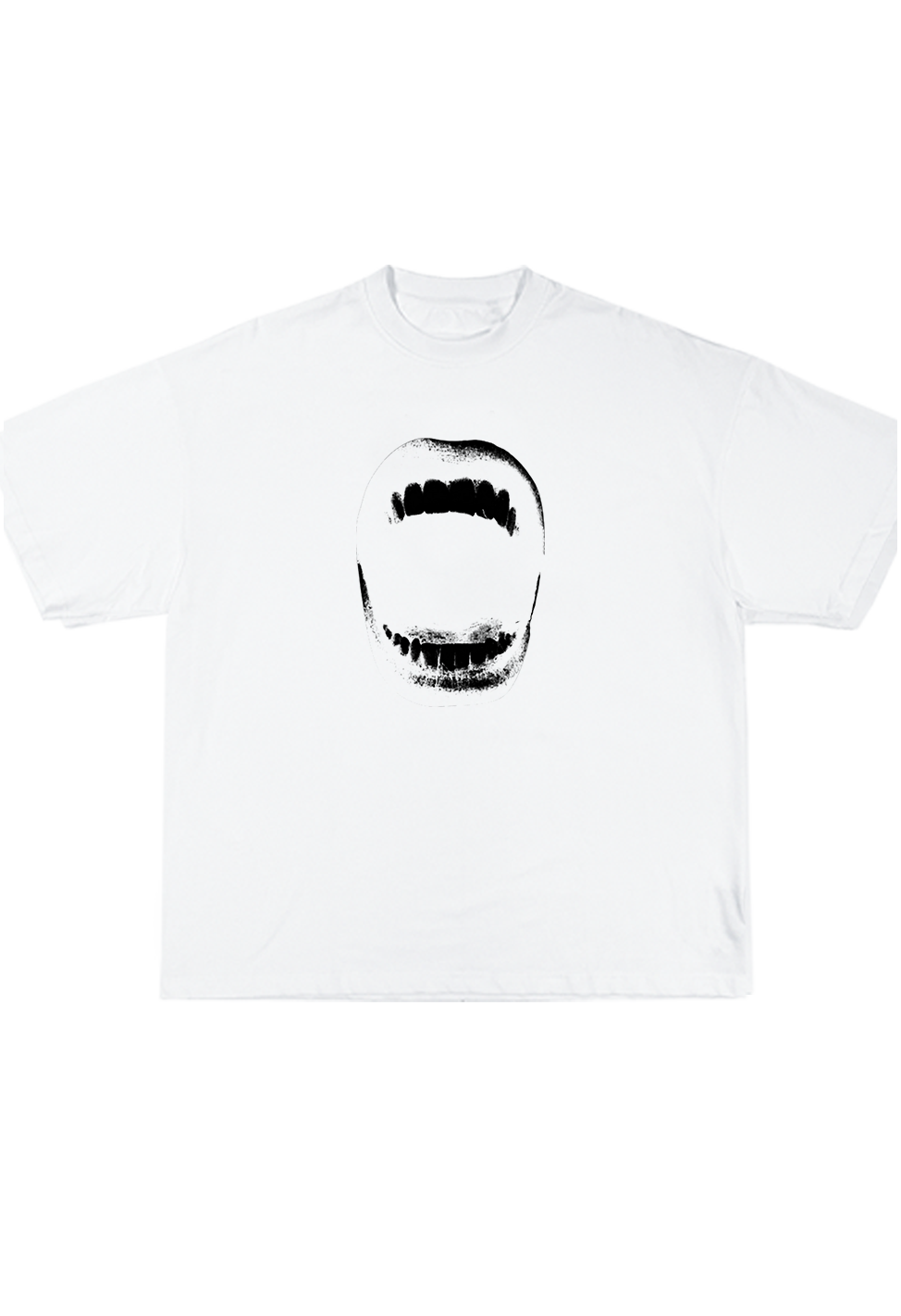 White Loud Mouth Tee